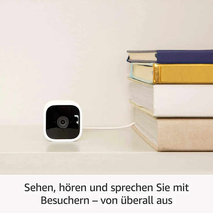 Blink Mini kompakte, intelligente Plug-in-Überwachungskamera für den Innenbereich mit 1080p HD-Video und Bewegungserfassung, kompatibel mit Amazon Alexa - 1 Kamera – Bild 3