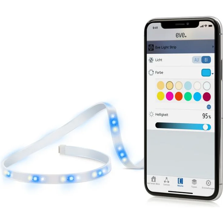 Eve Light Strip, smarter LED-Lichtstreifen, WLAN-fähig, weiß – Bild 1
