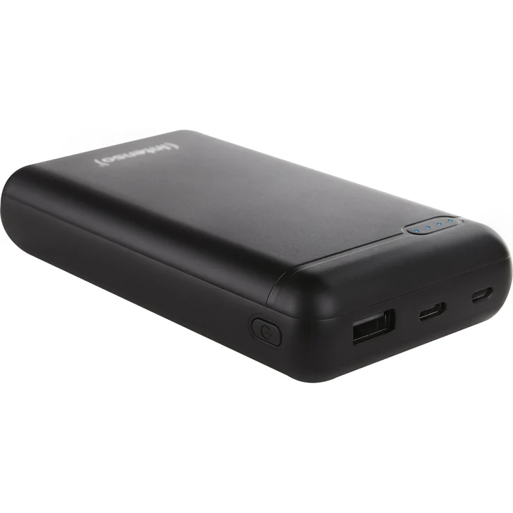Intenso XS20000, externes Ladegerät, 20000 mAh, geeignet für Smartphones, Tablets, PCs, Digitalkameras, Nintendo Switch, Powerbank, schwarz (7313550) – Bild 1