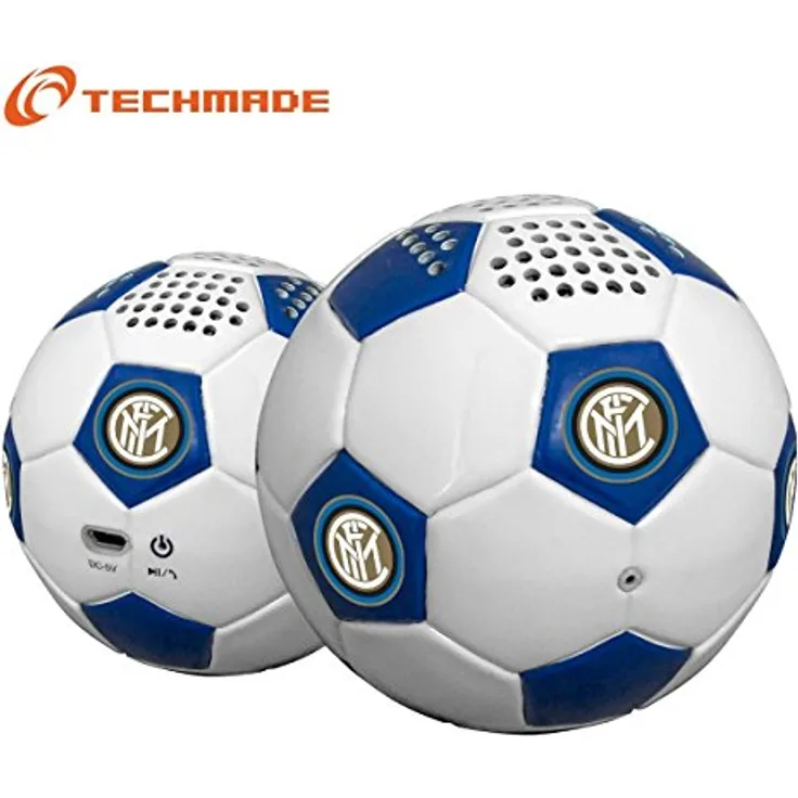 Techmade vd-tm-speakfoot-int Lautsprecher Bluetooth für Fußball, Inter, weiß