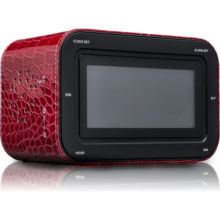 Radiowecker RR30 - Red Leather (Leder rot)