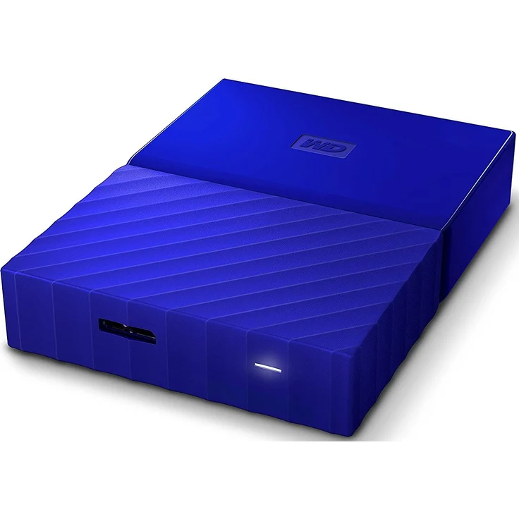 WD My Passport WDBYFT0040BBL - Festplatte - verschlüsselt - 4 TB - extern (tragbar) - USB 3.0 - 256-Bit-AES - Blau (WDBYFT0040BBL-WESN) – Bild 4