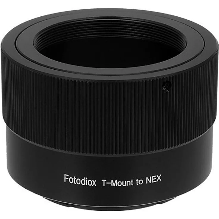 Fotodiox Lens Mount Adapter, T2/T-Mount Lens to Sony NEX E-mount Mirrorless Camera such as Sony Alpha a7, a7II, NEX-7 & NEX-5