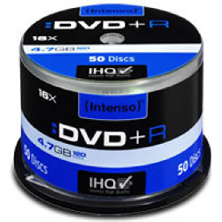 Intenso DVD+R 16x Speed 50er Spindel DVD-Rohlinge