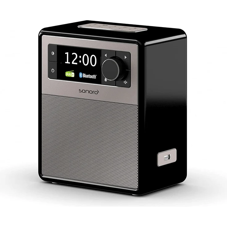 Sonoro EASY Tragbares Radio mit Bluetooth, Beleuchtung, LCD-Display, schwarz – Bild 3