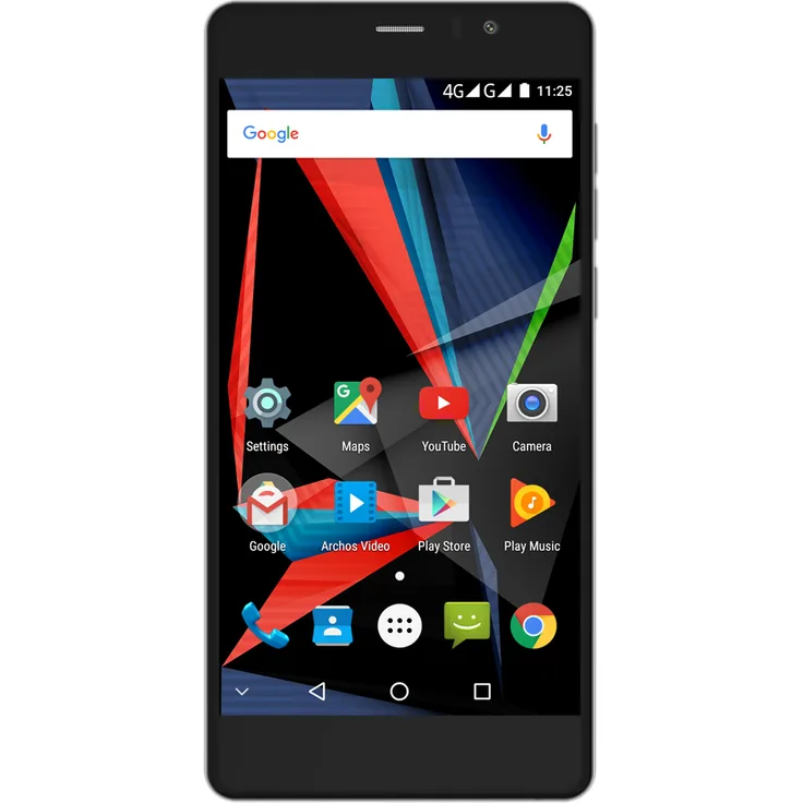 ARCHOS Smartphone 55 Diamond Selfie Lite (13,97 cm (5,5 Zoll) FHD IPS Display, 16GB, Android 6.0 Marshmallow) schwarz