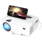 Topvision Mini-Beamer mit Screen Mirroring, LED, Full HD (1920 x 1080), Kontrast 3000:1, 4500 ANSI-Lumen, Bildverhältnis 16:9, weiß