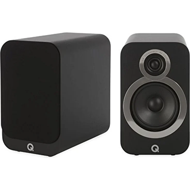 Q-Acoustics Q 3020i Kompaktlautsprecher Carbon-Black Regallautsprecher - 25 Watt – Bild 1