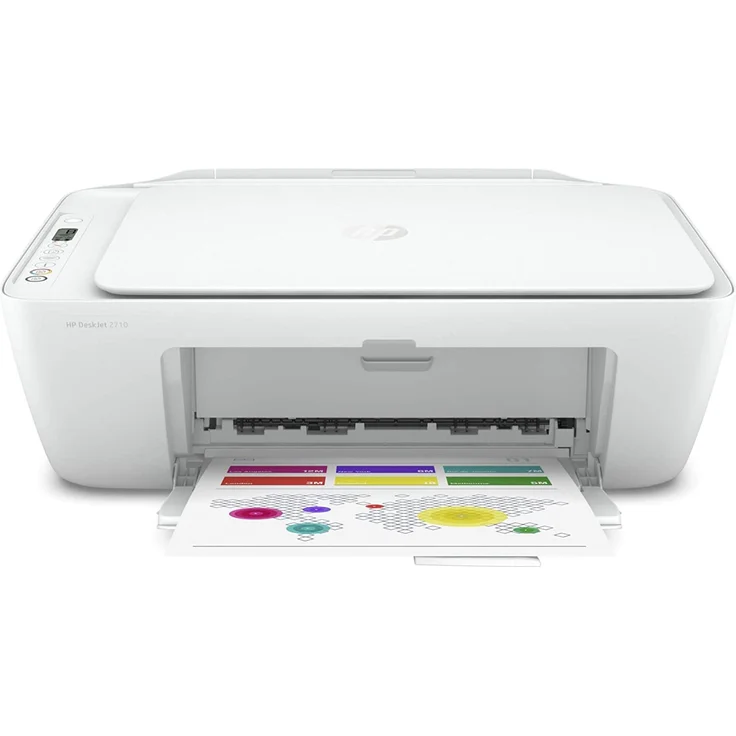 HP DeskJet 2710 (3-in-1) Multifunktionsdrucker - (Thermal Inkjet) Farbe, Druckgeschwindigkeit: 7 s/w, 5 Farbe, Auflösung: 1200 x 1200, USB, WLAN, AirPrint, Mobile Print (5AR83B) – Bild 1