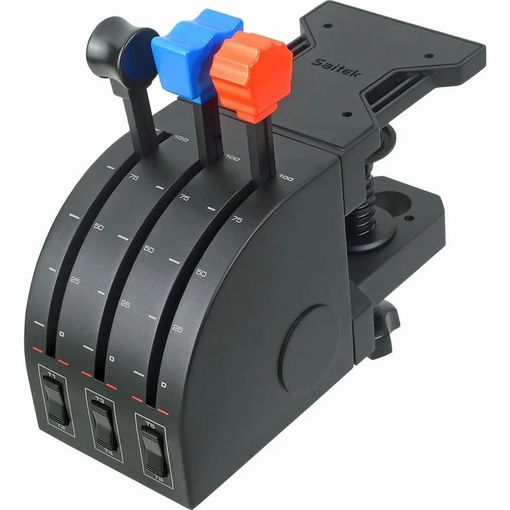 Logitech Flight Throttle Quadrant Schwarz (945-000015) (PC) – Bild 1