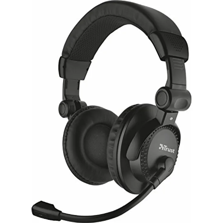 Trust Como Headset für PC und Laptop schwarz