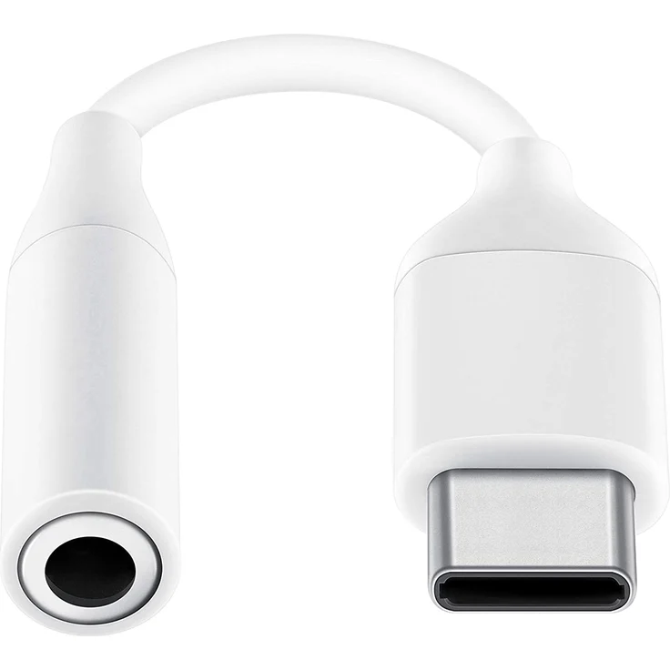 Samsung EE-UC10J USB Type-C auf 3,5 mm Klinkenanschluss Adapter, Audiokabel, weiß – Bild 3
