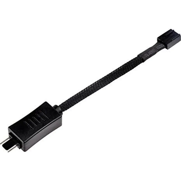 SilverStone SST-CPF05 - 2x 10cm PWM Lüfter Reduktionskabel, schwarz gesleevt