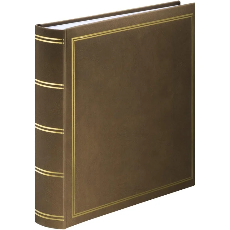 Hama Jumbo-Album London, 30x30 cm, 80 weiße Seiten, Braun – Bild 1