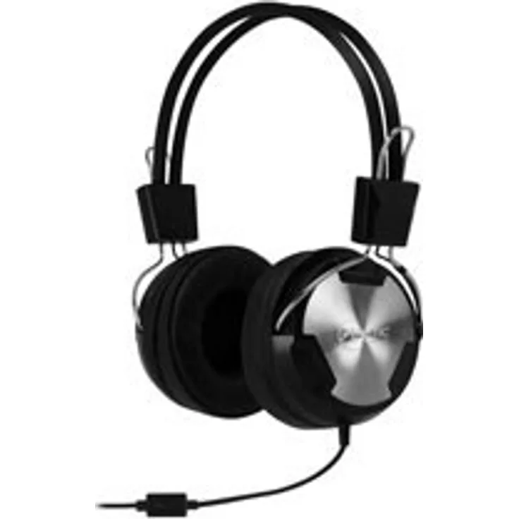 ARCTIC P402 - Dynamische Stereo-Kopfhörer mit In-Line-Mikrofon I Extra Leicht I Verstellbare Kopfbügel I Noise-Cancelling I inkl. TRRS-Adapter I Vergoldete 3,5 mm Klinke Schwarz