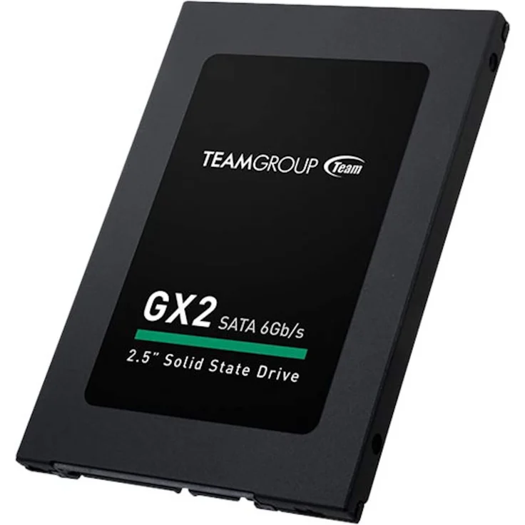Team Group GX2 - Solid-State-Disk - 1 TB - intern - 2.5 Zoll (6.4 cm) - SATA 6Gb/s - Schwarz (T253X2001T0C101) – Bild 2