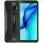Blackview BV6300 Smartphone 14,48cm (5,7 Zoll) Farbdisplay, 128GB interner Speicher, Dual-SIM, Black/Green