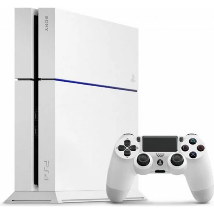 Sony PlayStation 4 (neues Modell) Glacier White 500GB – Bild 1