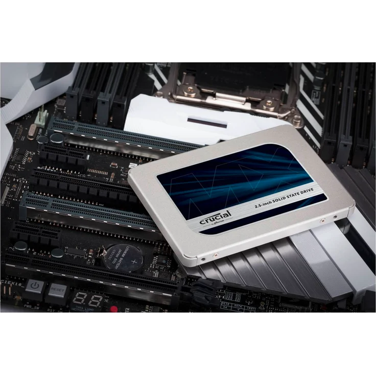Crucial MX500 - Solid-State-Disk - verschlüsselt - 500 GB - intern - 2.5 Zoll (6.4 cm) - SATA 6Gb/s - 256-Bit-AES - TCG Opal Encryption 2.0 (CT500MX500SSD1) – Bild 3