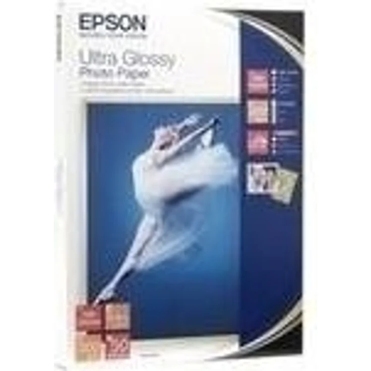 Epson C13S041926 Ultra Glossy Photo Papier Inkjet 300 g - m2 100 x 150 mm, 20 Blatt Pack