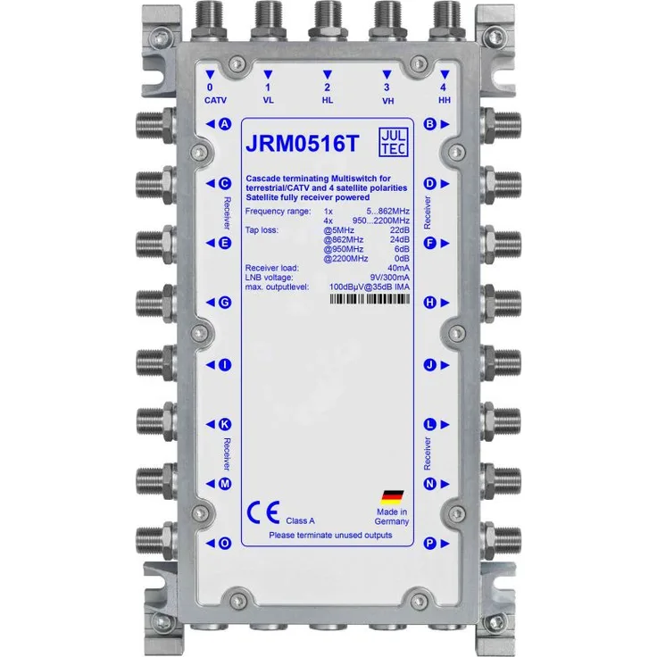 Jultec JRM0516T Multischalter ohne Netzteil (nicht kaskadierbar)
