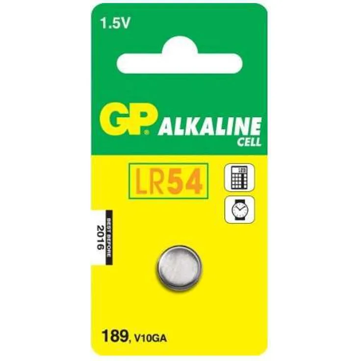GP Batteries 050189C1 Alkaline Knopfzelle für V10GA - L1130 schwarz