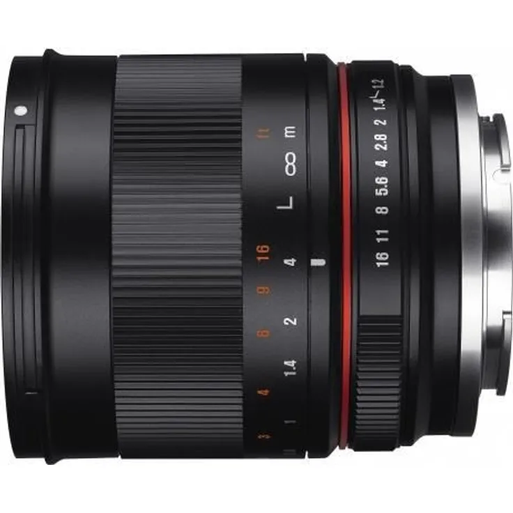 Samyang MF 50mm F1.2 APS-C Sony E schwarz - manuelles Foto Objektiv mit 50mm Festbrennweite für APS-C Kameras mit Sony E-Mount, ideal für Portrait, sanftes Bokeh, kompakt und leicht