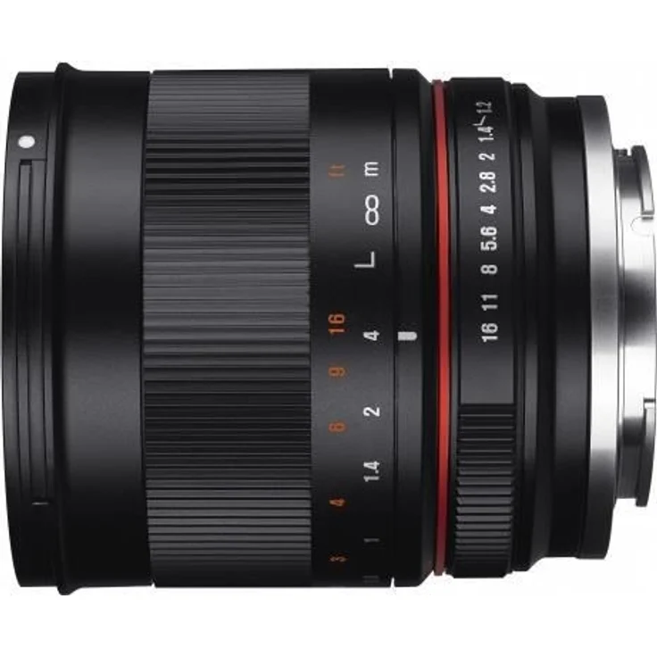 Samyang MF 50mm F1.2 APS-C Sony E schwarz - manuelles Foto Objektiv mit 50mm Festbrennweite für APS-C Kameras mit Sony E-Mount, ideal für Portrait, sanftes Bokeh, kompakt und leicht – Bild 1