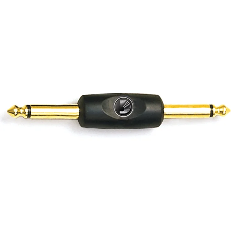 Planet Waves PW-P047A Coupler Adapter Male Mono (Gerade) Schwarz – Bild 1