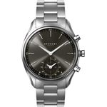 KRONABY Sekel Connected Watch A1000-0720 Hybrid-Smartwatch Unisex, 43mm, Edelstahlgehäuse, Silber/Schwarz