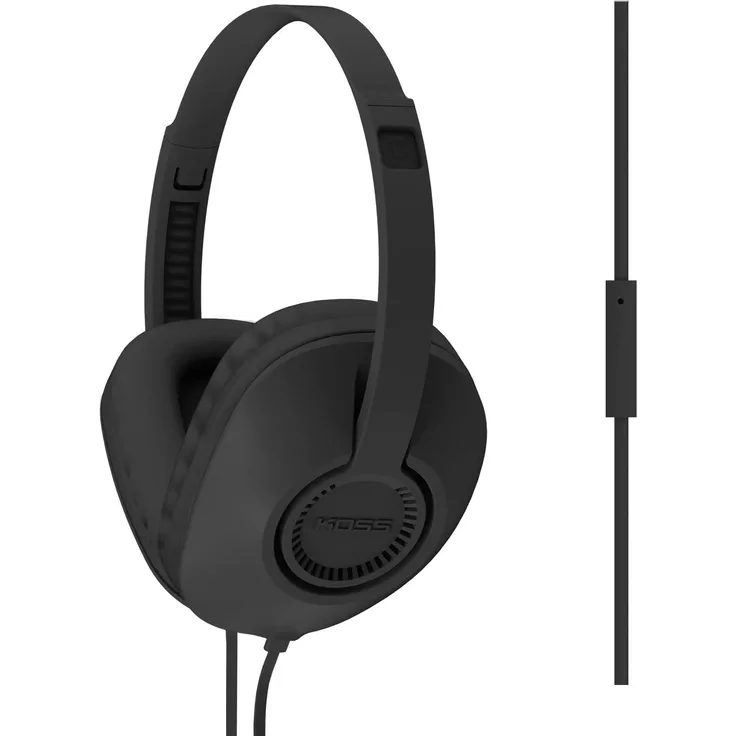 Koss UR23iK Full Size with Mic Over-Ear-Kopfhörer, mit Mikrofon, schwarz