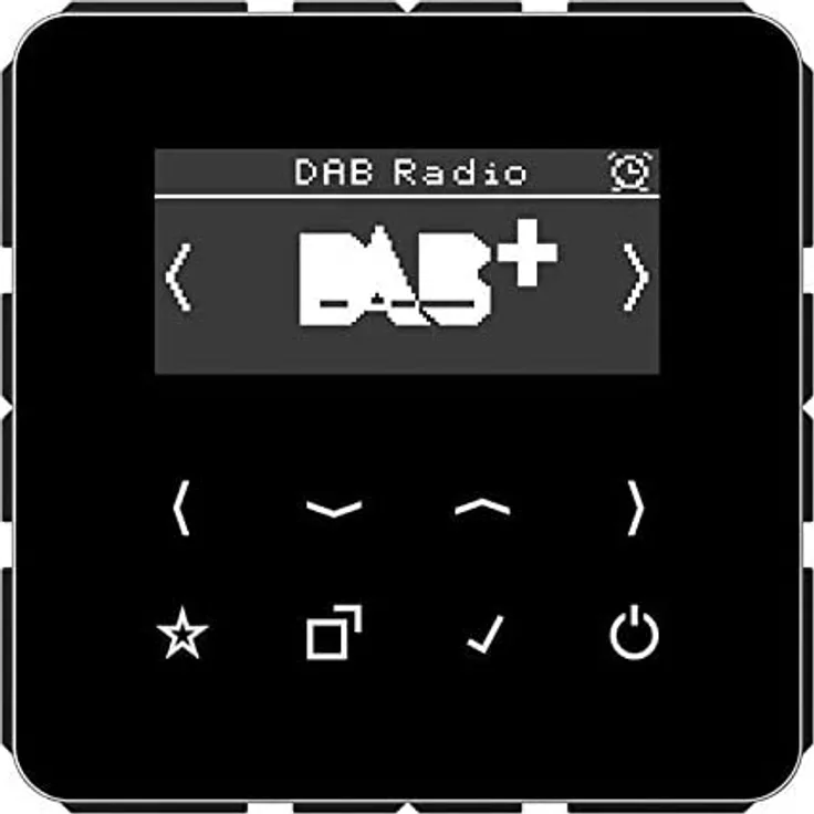Smart Radio Dab + Serie Cd scwarz Unterputzradio, schwarz