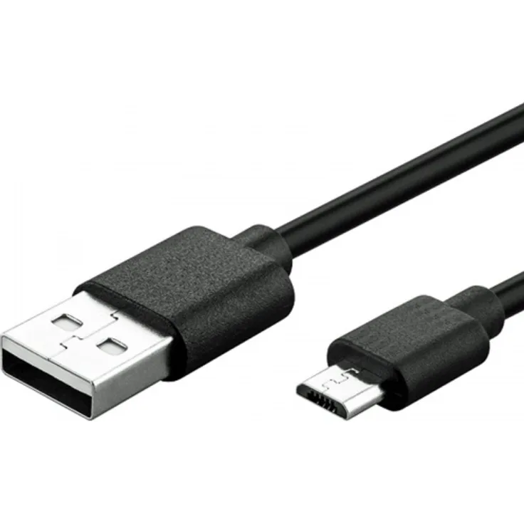 Micro-USB Schnellladekabel 1 Meter schwarz, micro-USB Sync- & Ladekabel