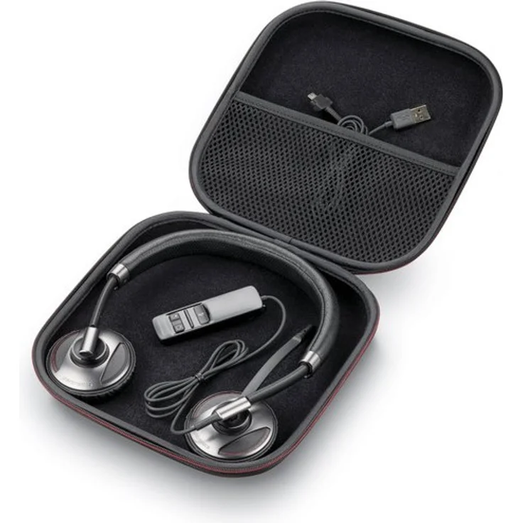 Plantronics 87506-11 Binaural USB Kopfhörer, Schwarz – Bild 4