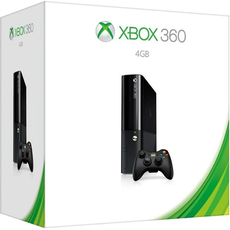 Microsoft Xbox 360 E Schwarz 4GB – Bild 1