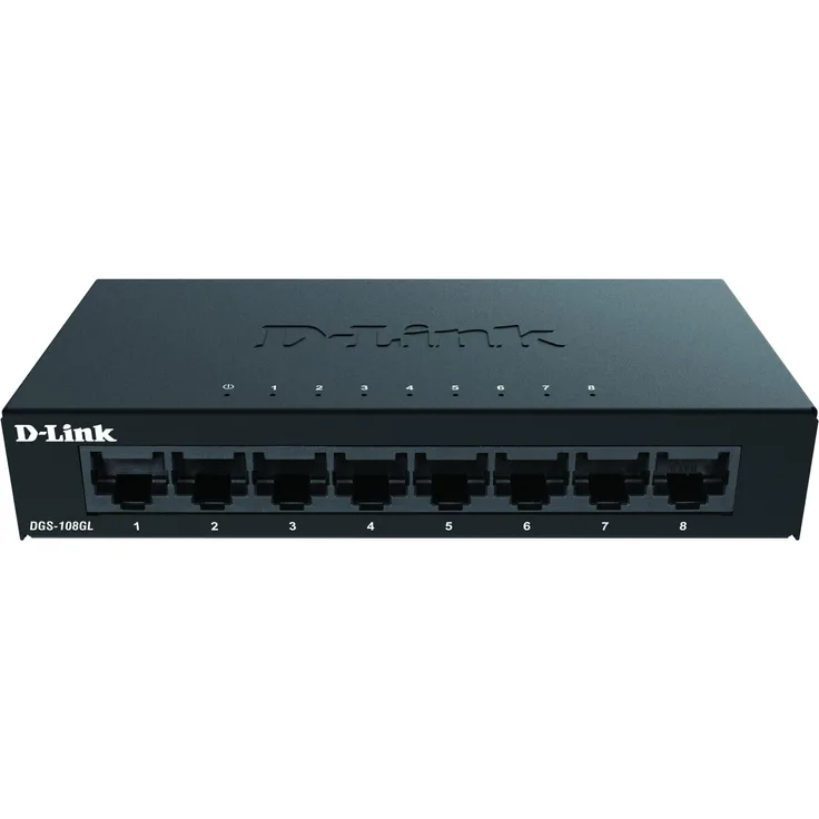 D-Link DGS-108GL-E 8-Port Gigabit Light Switch ohne IGMP