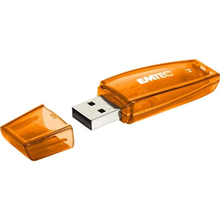 Emtec C410 USB-Stick 128 GB 2.0 USB-Anschluss Typ A Orange – Bild 1