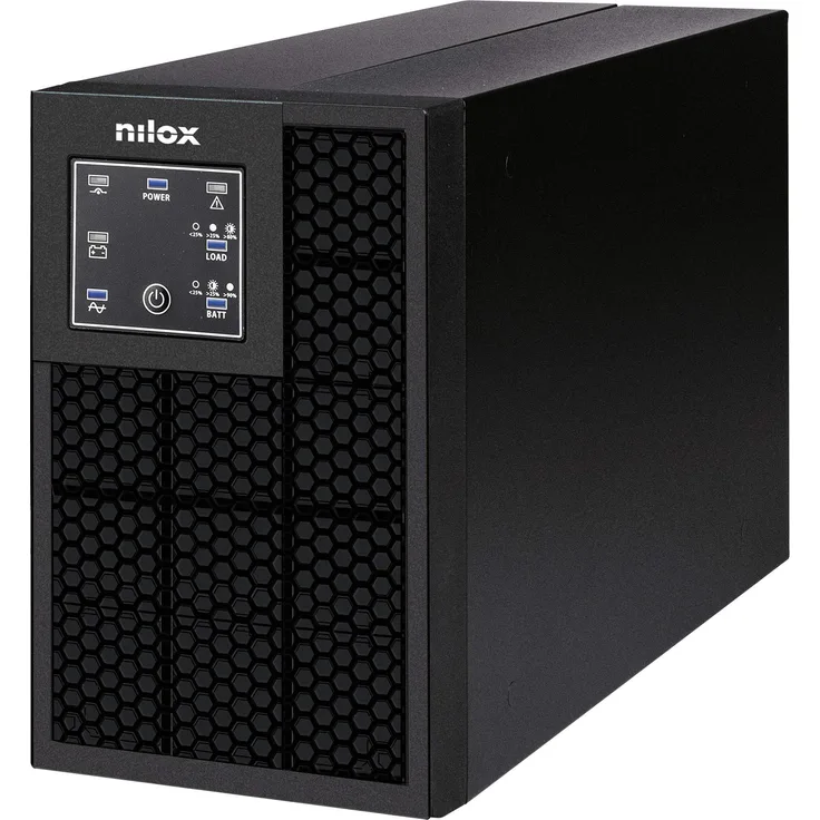Nilox NXGCOLED1K1X7V2 UPS Online, 1000 VA-700 W, LED Display