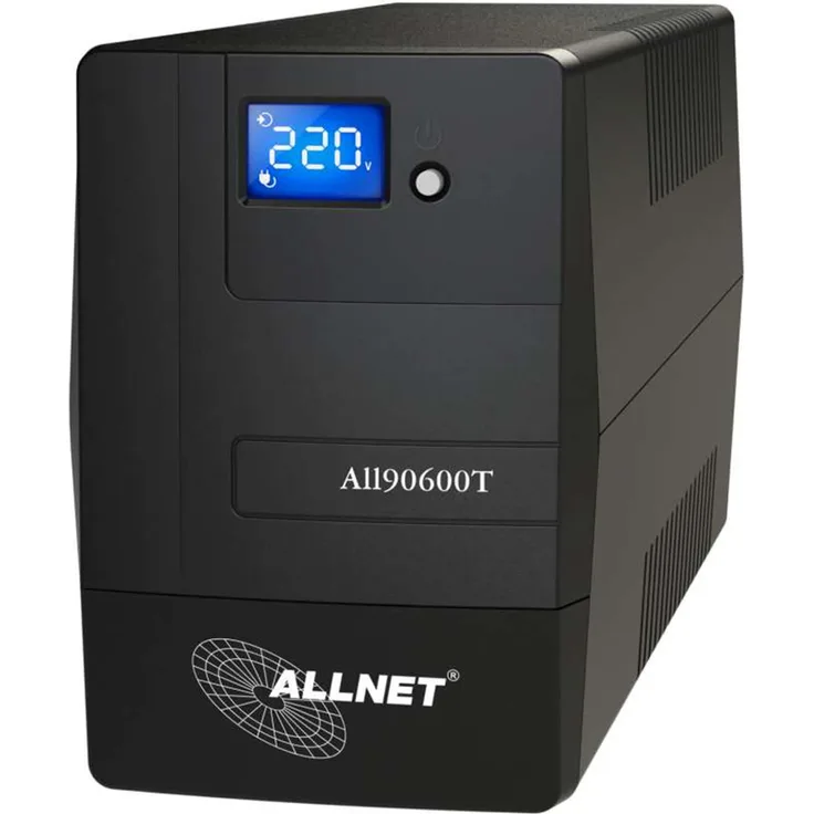 ALLNET ALL91500T. USB-Port-Typ: USB Typ-B. Akku-/Batterietyp: sealed, Batteriespannung: 12 V, Typische Backup-Zeit bei voller Belastung: 6 min. Formfaktor: Kompakt, Produktfarbe: Schwarz, Gehäusematerial: Kunststoff. Ausgangskapazität: 1500 VA, Ausgangsle