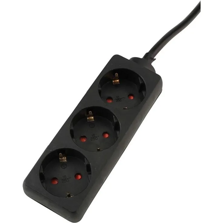 UNITEC 445301 TSD 3fach 1,4m KiSi schwarz,