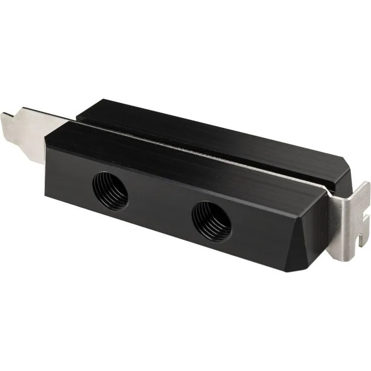 Watercool PCI-Slot-Durchführung mit 2x 2 G1/4 IG