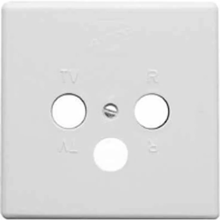 ASTRO Deckel GUZ 450 für 3-Loch Dose reinweiss 80x80