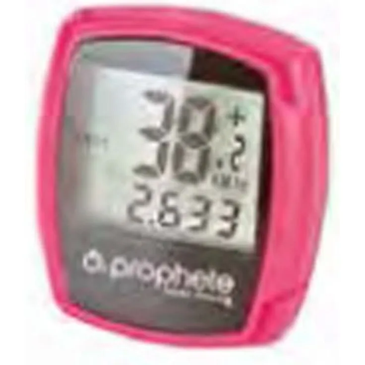 Prophete Fahrradcomputer, pink-Grün-Schwarz, M