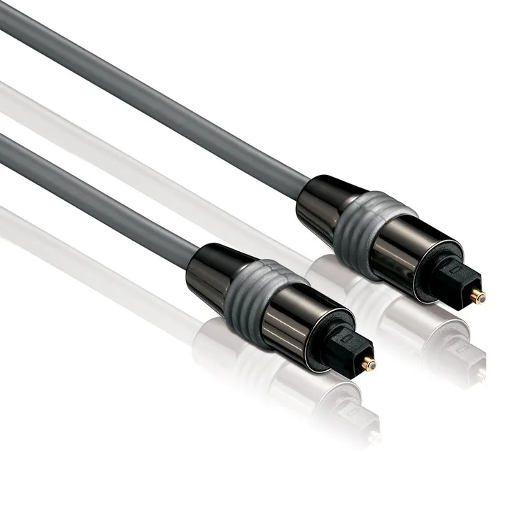HDSupply TC030-030 Toslink S-PDIF Audio Kabel, optisch LWL, Stecker-Stecker, 6,0mm, 3,00m, schwarz