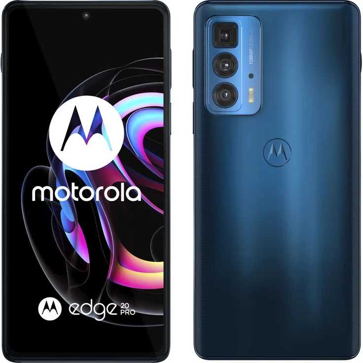 Motorola Edge 20 Pro Smartphone 17,02cm (6,7 Zoll) OLED-Display, 256GB interner Speicher, 12GB RAM, Dual-SIM, Android 11, Midnight Blue – Bild 5