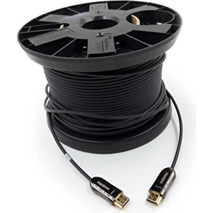 Inakustik 009241015 HDMI-Kabel für Bluray-Box-TV-Projektor, Anthrazit Kabel 20 m anthrazit