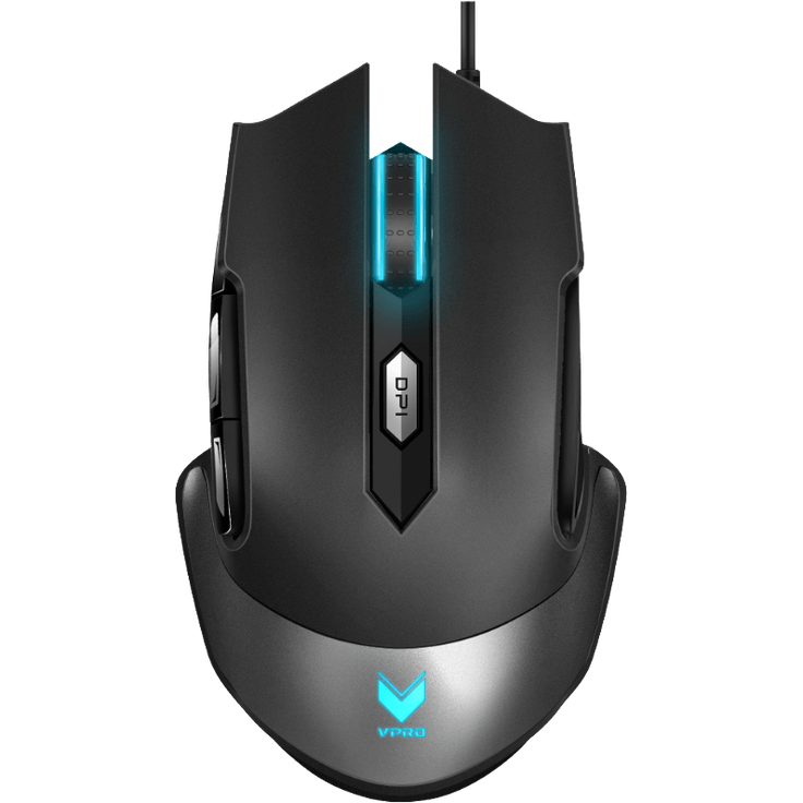 Rapoo V310 USB Laser 8200DPI rechts Schwarz, Grau