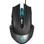 Rapoo V310 USB Laser 8200DPI rechts Schwarz, Grau