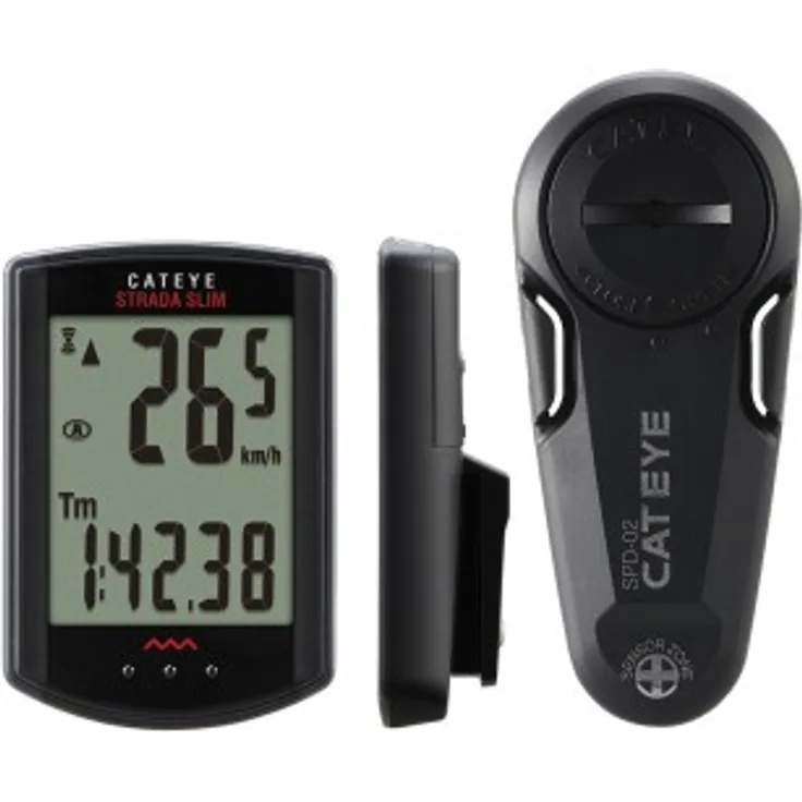 Cateye Strada Slim CC-RD310 W Radcomputer drahtlos, schwarz