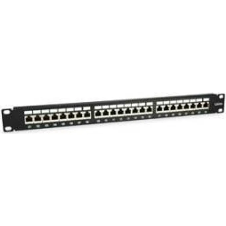 Equip Patchpanel 24x RJ45 Cat6A 48, 30cm (19'') 1HE schwarz (326625)